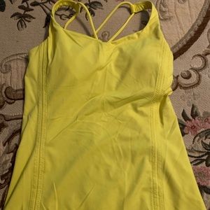 Lululemon yellow tank top